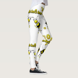Leggings Plus petite, vous êtes les abeilles, les genoux e