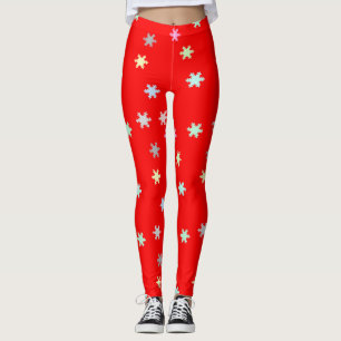 Leggings Pneus sur pattes rouges