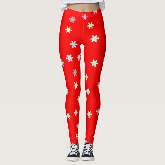 Leggings Pneus sur pattes rouges (Devant)