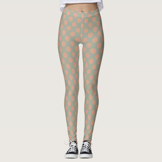 Leggings Point rose rose rose rose Peach élégant (Devant)
