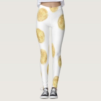 Leggings Pointe Polka Dorée Tirée