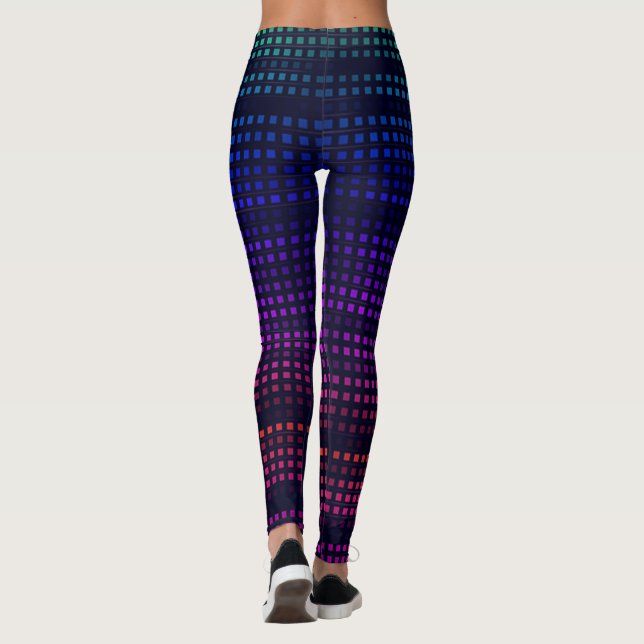 Leggings Points carrés (Dos)
