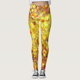 Leggings Points Jaunes Solaires