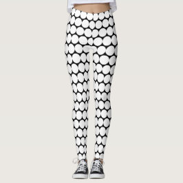 Leggings POIS BLANCS, HALLOWEEN LEGINGS Black