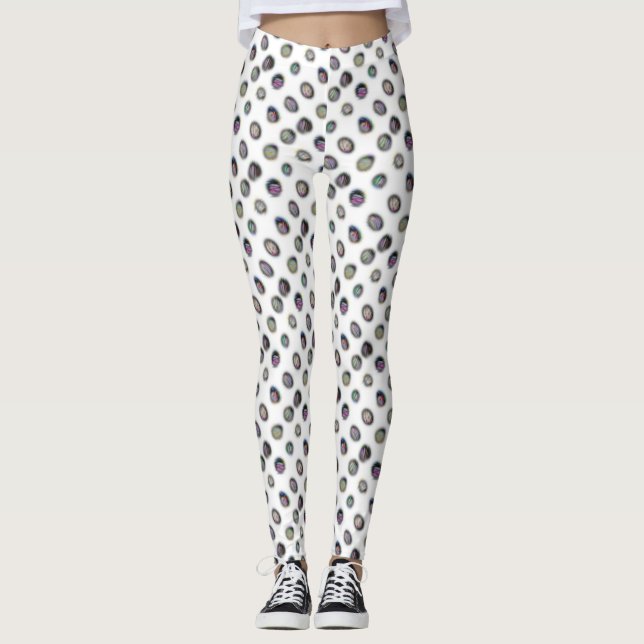 Leggings pois posters de animaux (Devant)