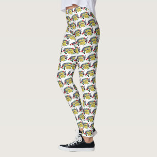 Leggings Poisson Grillé Grec Fruits de mer Méditerranéens
