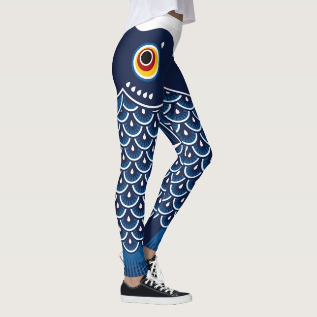 Leggings Poisson japonais Motif Koinobori (Droite)