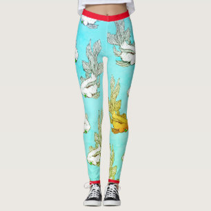 LEGGINGS POISSON JAPONAIS PÊCHE NAGEANT