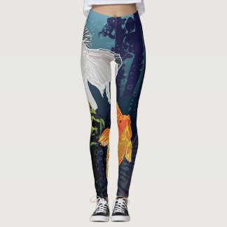 Leggings Poisson rouge au Japon