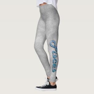 Leggings Poissons en aigue-marine