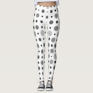 Leggings Polka Dot 01X.Ombre gris