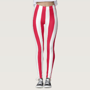 Leggings Pologne Couleurs du drapeau national triées vertic