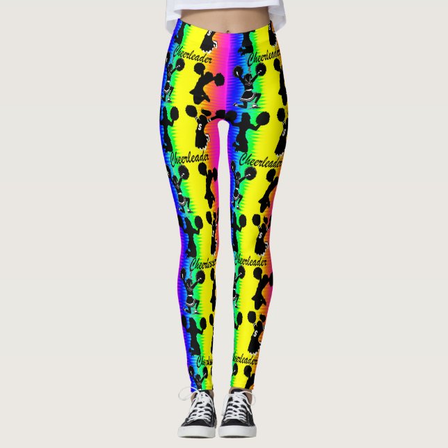 Leggings POM-POM GIRL EN COULEUR cool ET COLORÉ (Devant)