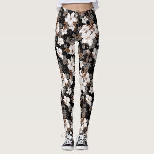 Leggings Pomme fleurs