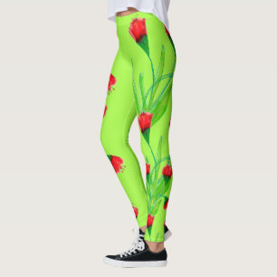 Leggings Pomme Rouge Et Lime