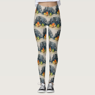 Leggings Pommes de Cézanne et Tissu Art de Vie Still Nature