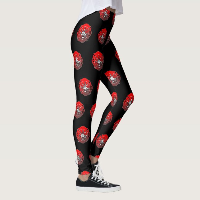 Leggings Pompier pattes chaudes (Droite)