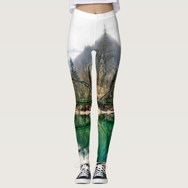 Leggings Pont sauvage en plein air (Devant)
