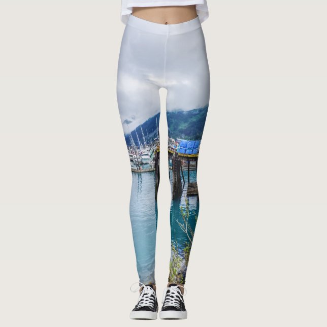 Leggings Port de Whittier Alaska (Devant)