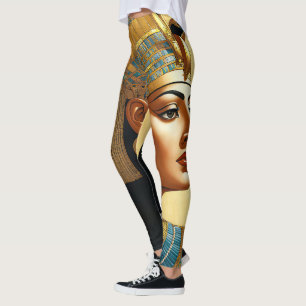 Leggings Portrait artistique de Cléopâtre