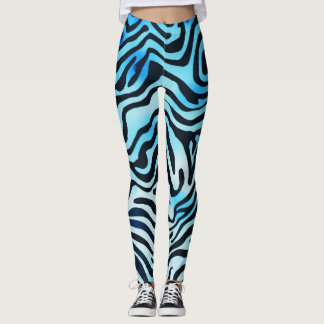 Leggings Poster de animal bleu
