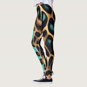Leggings POSTER DE ANIMAL LEOPARD - Légendes