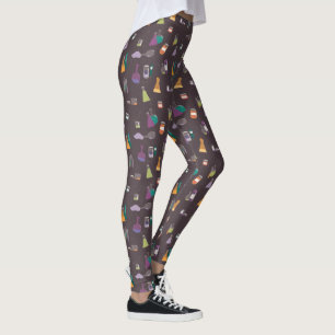 Leggings Potions de sorcière foncée Halloween