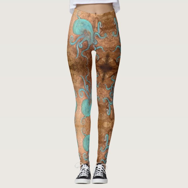 Leggings Poulpe sans valeur de plage ! (Devant)