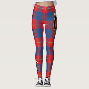 Leggings pour femmes à tartan du Clan Galloway Cre