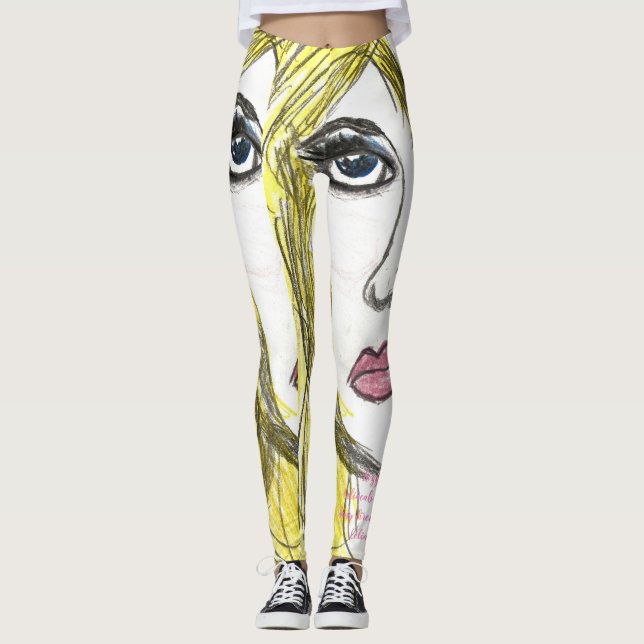 leggings pour femmes "Pinky" (Devant)