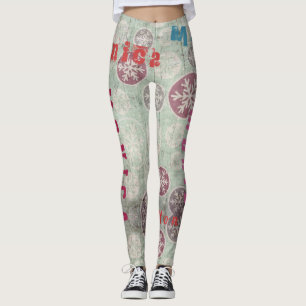 Leggings pour filles de nom personnalisé