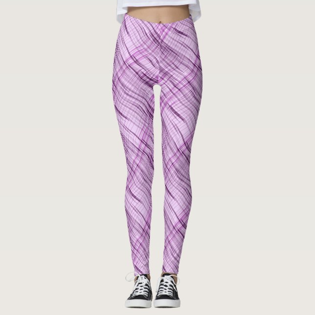 Leggings Pourpre moderne (Devant)