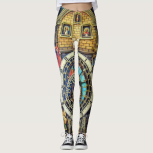 LEGGINGS PRAHA PRAGUE HORLOGE ASTRONOMIQUE