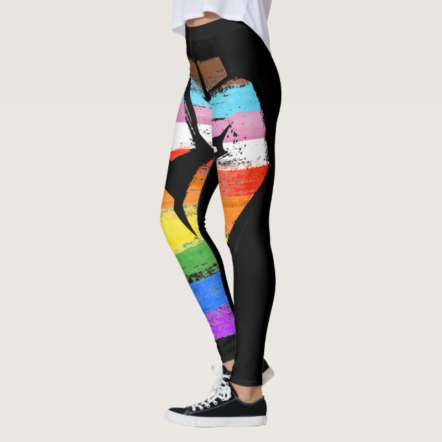 Leggings Pride du progrès inclusif (Gauche)