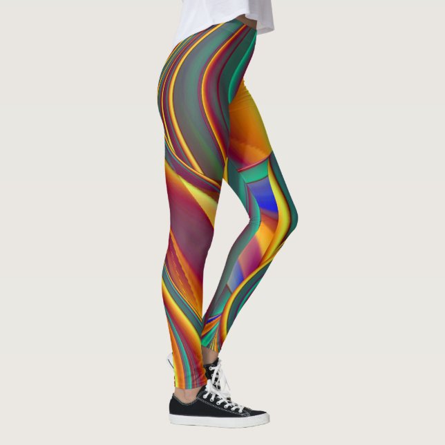 Leggings Printemps Été Automne Fleurs Magie (Droite)