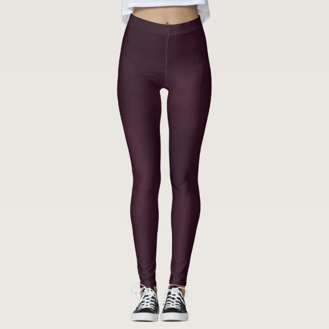 Leggings Profonde Bourgogne Pour Correspondre Rose Gold Man (Devant)