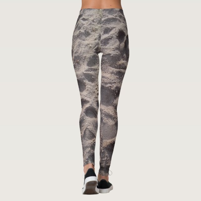 Leggings Promenades amusantes dans Sand Beach Photographie  (Dos)