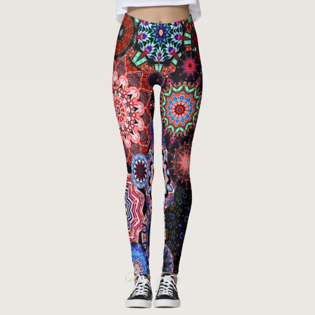 Leggings Psychedelic équipe (Devant)