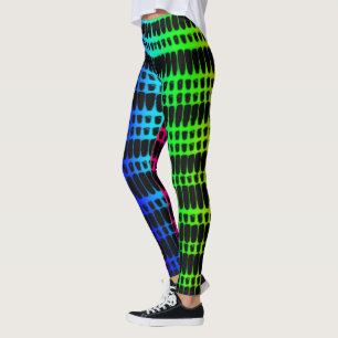 Leggings Psychedeliques 4 Couleurs