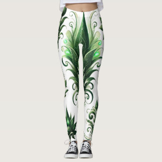 Leggings "Puits verts : Design public inspiré par la nature