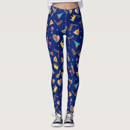 Leggings Purim Festival Kids Party Clown Carnaval mignon
