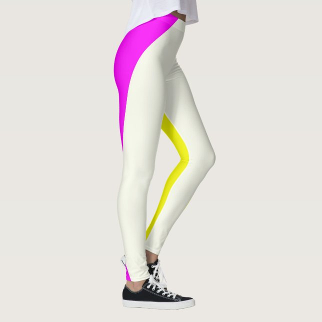 Leggings Purple et Jaune tendance (Droite)