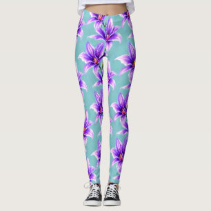 Leggings Purple Lilly du Motif de la Vallée