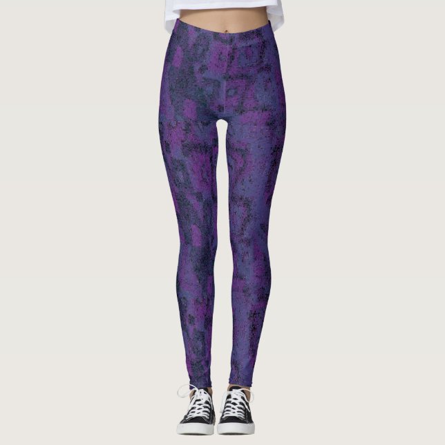 Leggings Purple monopoly (Devant)