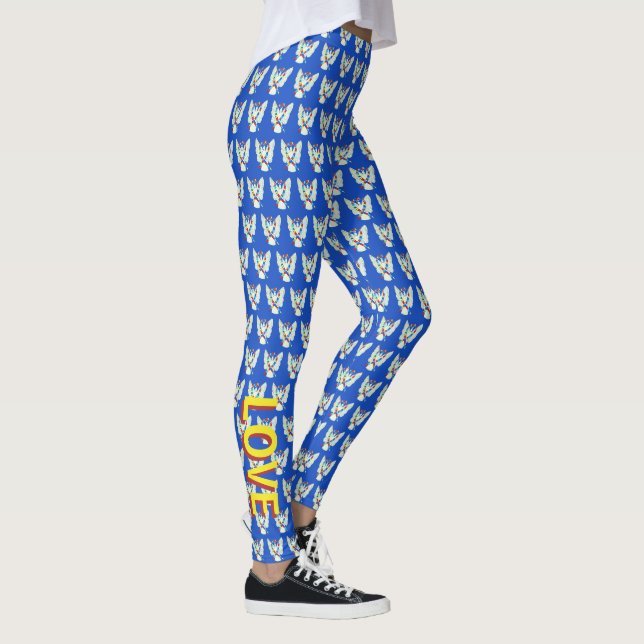 Leggings Puzzle Sensibilisation sur l'autisme ASD Ruban Leg (Droite)