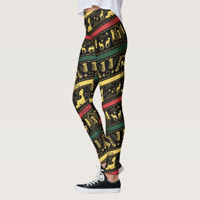 Leggings Qilin Layered Pattern (Gauche)
