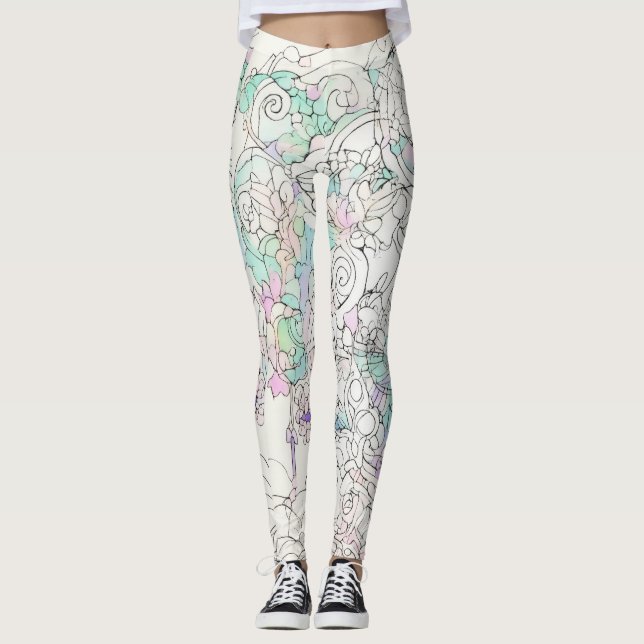 Leggings Que diriez-vous de "Threads lumineux : Radiance en (Devant)