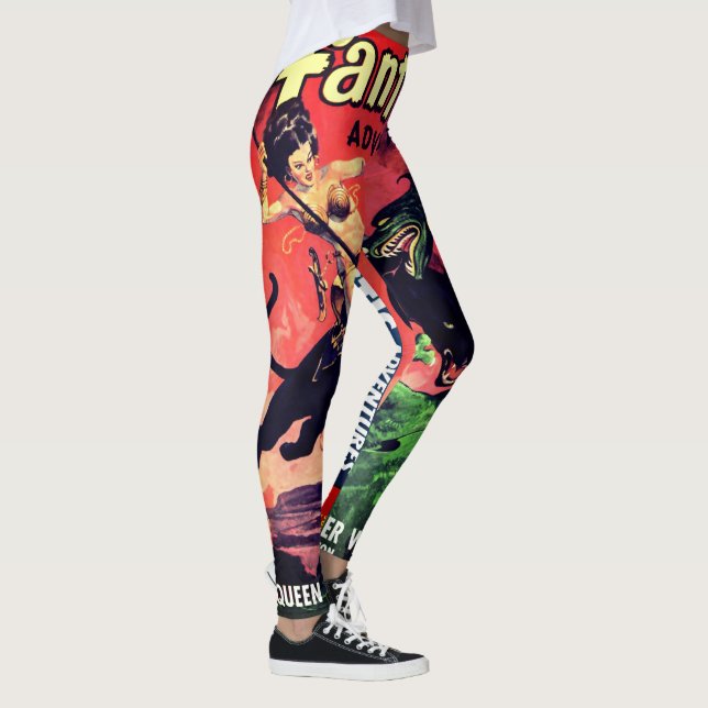Leggings Queen of the Panther World : Imaginaire Pulp Ficti (Droite)