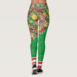 Leggings Quel Amusement D'Être Un Arbre De Noël