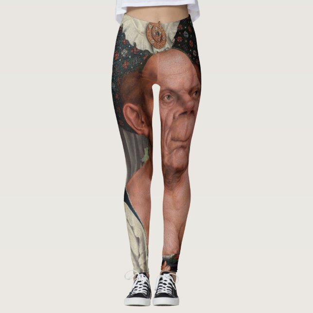 Leggings Quentin Matsys - Une Vieille Femme Grotesque (Devant)